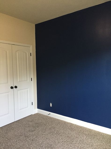 Behr Inked Inked Behr Paint, Behr Navy Blue Paint Colors, Behr Poppy Seed, Behr Navy Blue, Blue Paint Colors Bedroom, Behr Blue Paint, Behr Blue Paint Colors, Behr Blue, Blue Bedroom Colors