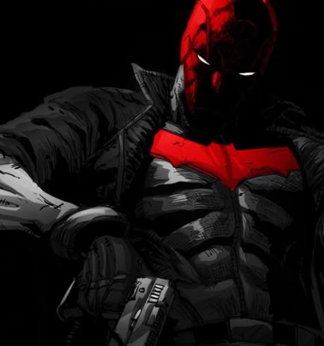 Red Hood Widget, Red Hood Pfp, Red Hood Aesthetic, Red Hood Wallpaper, Red Hood Dc, Red Hood Comic, Red Hood Jason Todd, Batman Arkham City, Dc Icons