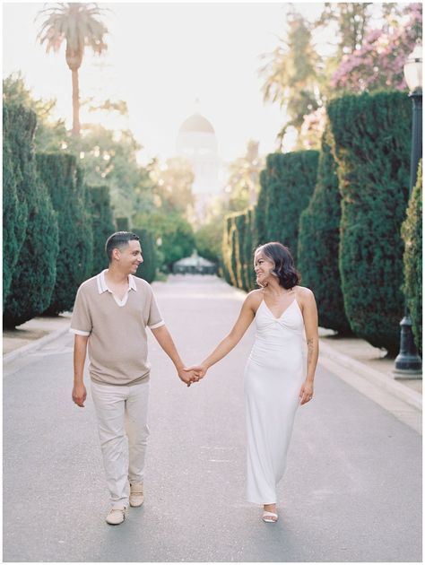 Sacramento Capitol Engagement Sacramento Capitol Engagement Photos, Capitol Engagement Photos, Summer Golden Hour, Modern Engagement Photos, Building Photo, Pre Wedding Shoot, Engagement Pics, Capitol Building, Photos Ideas