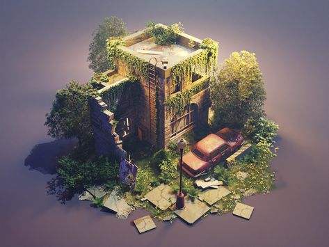 Presentation Styles, Gundam Wallpapers, Isometric Art, 3d Building, Game Concept Art, Game Concept, Last Of Us, Uncharted, Environment Concept Art