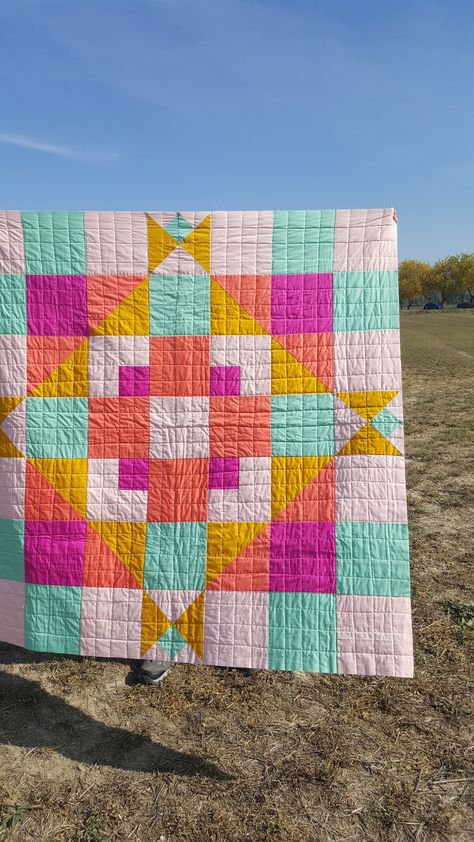 Beginner Quilt Pattern PDF Bundle Morning Sunrise and Dancing Geese Quilt PDF Quilt Pattern for Beginner Big Block Quilt Pattern Pdf - Etsy Sunrise Quilt, Big Block Quilts, Beginner Quilt, Quilt Studio, Quilting Designs Patterns, Quick Quilt, Quilt Modernen, Block Quilt, Beginner Quilt Patterns