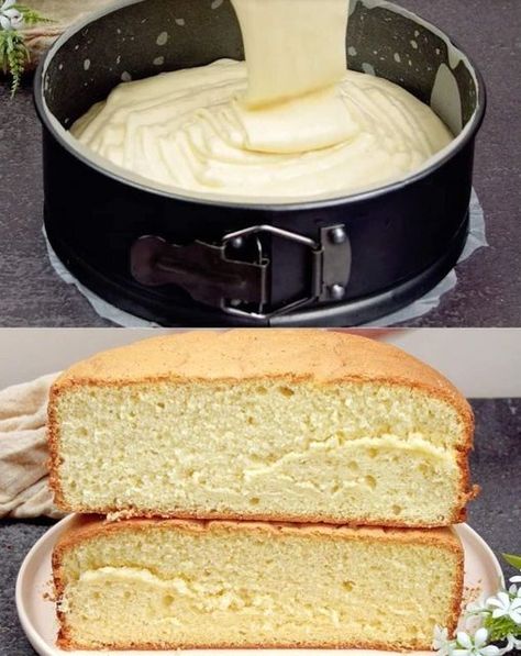 Castella Recipe, Cake Flour Substitute, Parmesan Cream Sauce, Cake Liner, Sponge Cake Recipes, Old Fashioned Recipes, Food Cakes, Sponge Cake, Cake Ingredients