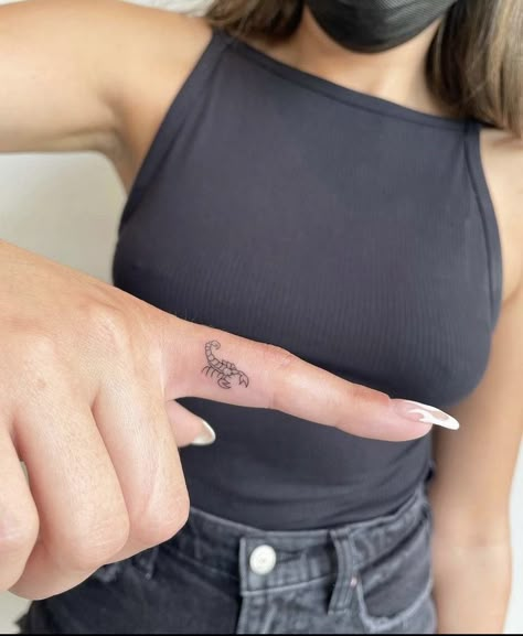 Small Scorpion Tattoo Woman, Drake Tattoo Ideas, Tattoo Scorpio, Drake Tattoos, Holiday Tattoo, Scorpion Tattoos, Scorpio Tattoo, Bull Tattoos, Scorpion Tattoo