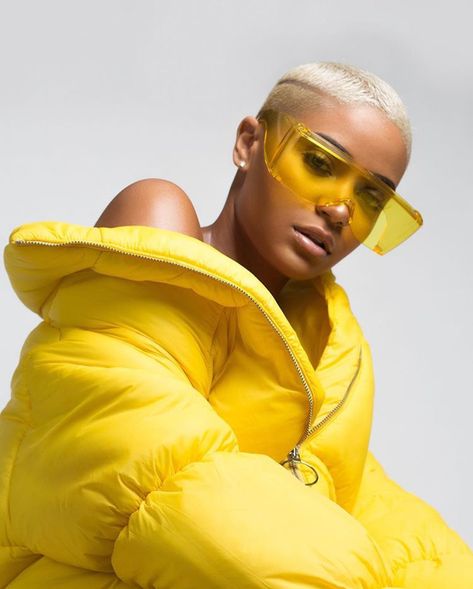 Pinterest: @ShakiyaEllysia Photoshoot Concept, Yellow Aesthetic, Yellow Fashion, Mellow Yellow, Shades Of Yellow, Bold Black, Model Poses, Editorial Photography, Instagram Feed