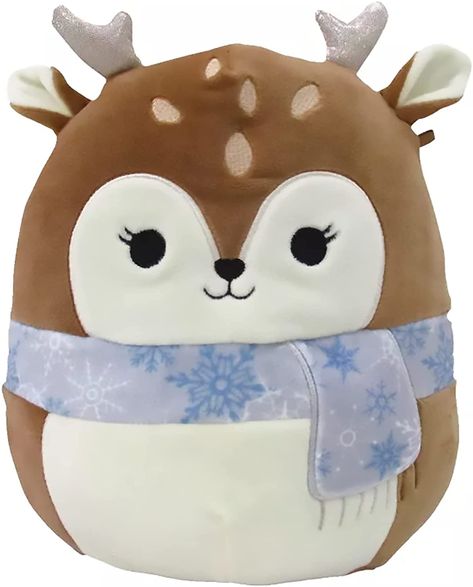 Squishmallow Original Kelly Toys 8 Inch Fawn - Dawn with Winter Scarf, Animals - Amazon Canada Pillow Pals, 2024 Calendar, Interactive Play, Canadian Tire, Circle Design, Shopping List, Plush Toy, Holiday Season, Hello Kitty