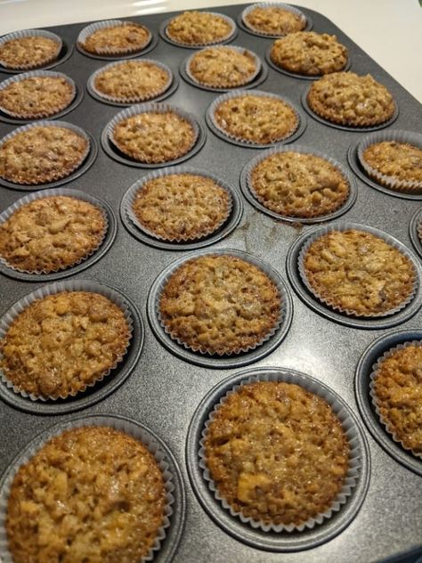 Gluten-Free Mini Pecan Pies Gluten Free Mini Pecan Pies, Gluten Free Pecan Pie Muffins, Gluten Free Pecan Tassies, Gluten Free Mini Muffins, Pecan Pie Mini, Pecan Pie Mini Muffins, Gf Thanksgiving, Gluten Free Pecan Pie, Rv Recipes