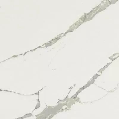 4 in. x 4 in. Quartz Countertop Sample in Calacatta Laza Natural Quartz Countertop, Calacatta Laza, Cambria Countertops, Calacatta Quartz, Quartz Backsplash, Kitchen Remodel Countertops, Types Of Countertops, Kitchen Countertop Materials, Quartz Kitchen Countertops