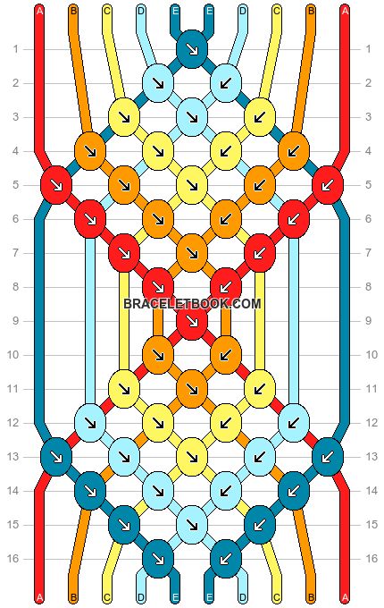 14708 Bracelet, Friend Ship Bracelet Pattern, Bracelets Diy Pattern, Bracelet Patterns Knot, Cute Easy Bracelet Patterns, Leaf Pattern Bracelet, 5 Colour Bracelet Pattern, 10 String Friendship Bracelet Patterns, Cute Bracelet Patterns Easy