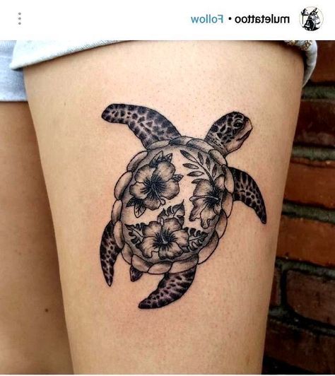 220+ Most Beautiful Hawaii Tattoo Ideas and Designs (2023) - TattoosBoyGirl Hawaiian Turtle Tattoos, Maori Tattoo Frau, Tattoo Calf, Hawaii Cruise, Turtle Tattoos, Hawaii Tattoos, Hawaiian Turtle, Sea Turtle Tattoo, Turtle Tattoo Designs