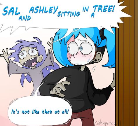 [Sally x Ashley] Comix {part 4} Sal X Ashley Sally Face, Sal Fisher X Ashley, Sal Fisher X Y/n, Sally Face X Ashley, Sal X Ash, Baby Toothless, Fran Bow, Creepy Games, Sally Man