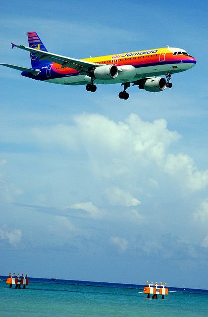 air Jamaica coming in from the cold. Welcome home. I miss you. Jamaica Montego Bay, Air Jamaica, Flying Dress Photoshoot, Plane Outfit, Flying Dress, Airplane Outfits, Jamaican Culture, Dress Photoshoot, Negril