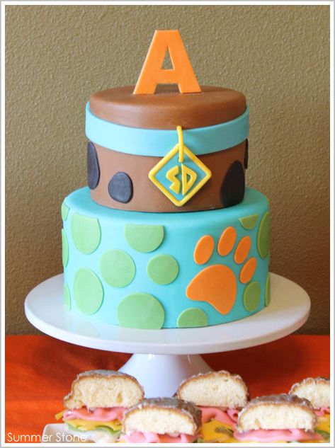 Scooby Doo Birthday Cake, Scooby Dooby Doo, Scooby Doo Birthday, Birthday Cake Happy Birthday, Scooby Doo Cake, Halloween Lunch Box, Scooby Doo Birthday Party, Cake Happy Birthday, 4th Birthday Cakes