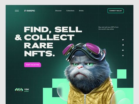 #design #nft #nftmarketplace #crypto #web #webdesign #landingpage #ui #uiux #graphic Nft Graphic Design, Nft Design Ideas, Web3 Designs, Moodboard Website, Web Design Inspiration Creative, Nft Website, Crypto Design, Game Website, Nft Design