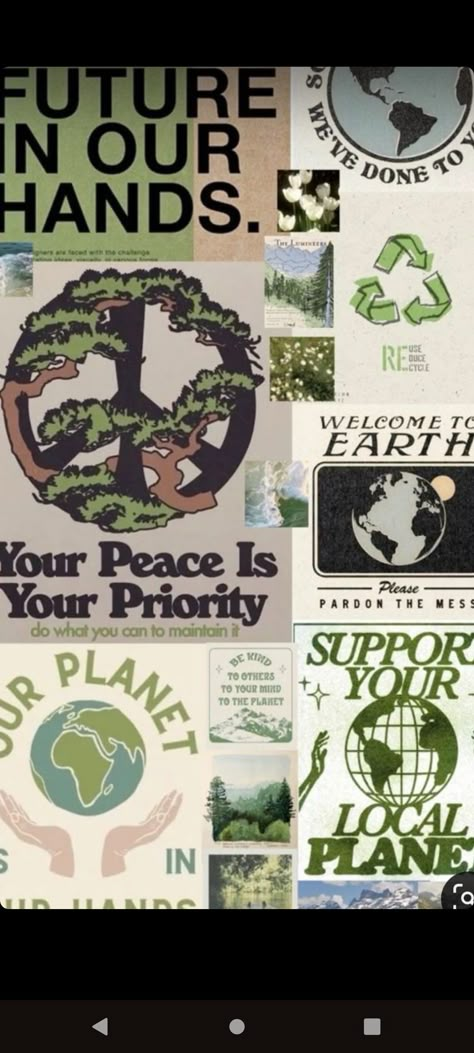 Save Environment Aesthetic, Environment Poster Aesthetic, Save Earth Posters Aesthetic, Earth Journal Ideas, Eco Friendly Aesthetic Wallpaper, Earth Poster Aesthetic, Environmental Science Aesthetic Wallpaper, Vintage Environmental Posters, Environmental Policy Aesthetic