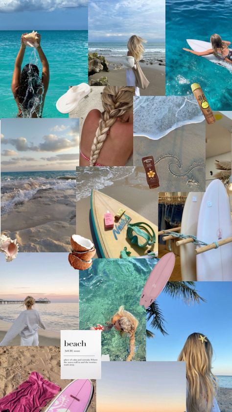 Beach Babe aesthetic! #beach #beachbabe #aesthetic #ocean Beach Babe Aesthetic, Aesthetic Ocean, Beach Wallpaper, Aesthetic Beach, Beach Babe, Dream Life, Florida