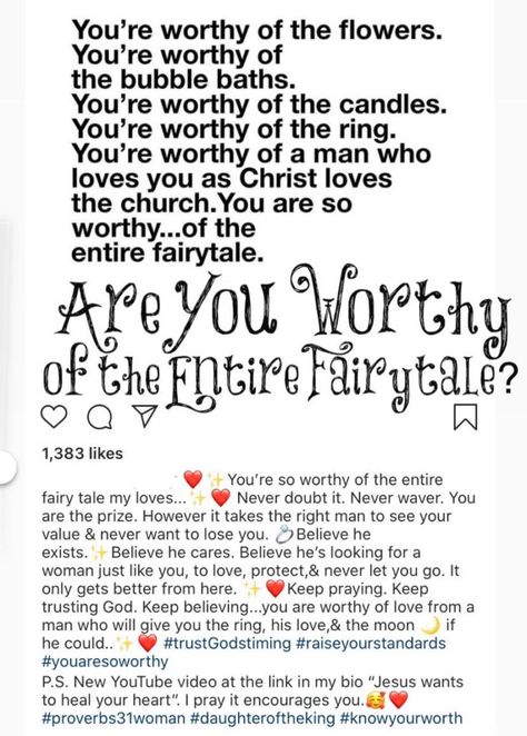 Are You Worthy of the Entire Fairytale? – The Transformed Wife Showing Grace, The Transformed Wife, Women Of God, Bubble Baths, Christian Relationships, Wife Quotes, Feminine Women, Daughters Of The King, Prayer Verses