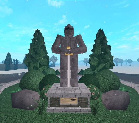 Bloxburg Statue, Woodland Mansion, Statue Ideas, Interesting Facts About Yourself, Mansion, Fun Facts, Statue, Building