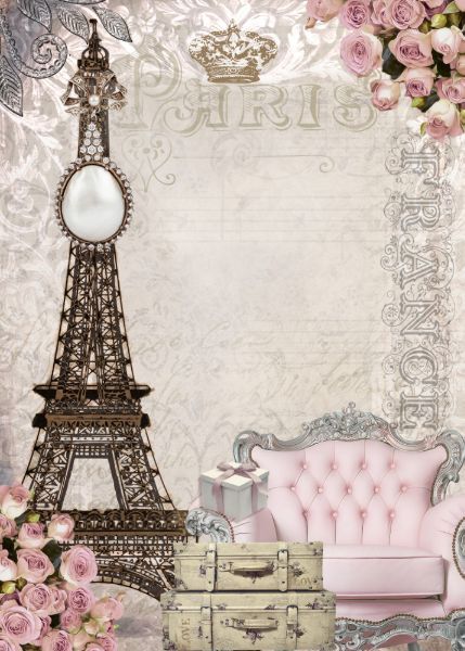 Bolo Paris, Paris Invitations, Paris France Eiffel Tower, Quince Invitations, Decoupage Printables, Paris Tour Eiffel, Flowers Photography Wallpaper, Paris Party, Floral Rosa