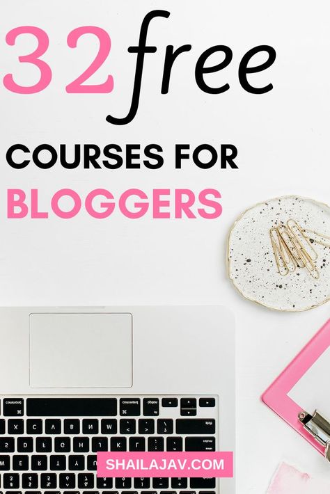 More than 25 Free Blogging Courses for every blogger to scale and monetize their blog. From SEO to affiliate marketing, find it all inside. Courses To Learn, Social Media Course, Typing Jobs, Beginner Blogger, Blogging Resources, Starting A Blog, Pinterest Traffic, Blog Seo, Marketing Advice