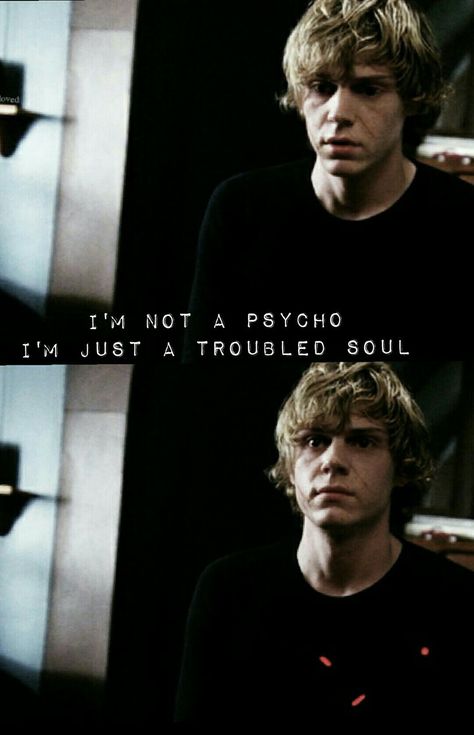 American Horror Story Quotes, Evan Peters American Horror Story, Tate And Violet, American Horror Story 3, Tate Langdon, Horror Show, Evan Peters, Lost Soul, Horror Story