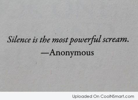 Silence is the most powerful scream. Description from pinterest.com. I searched for this on bing.com/images Poem Quotes, Deep Thought Quotes, Poetry Quotes, Quote Aesthetic, Pretty Words, Typewriter, Most Powerful, Pretty Quotes, Thoughts Quotes