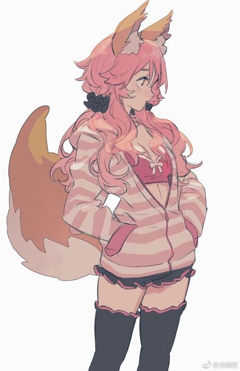 cute kitsune fox girl Fox Boy, Fox Tail, Fox Girl, Art Manga, Character Inspo, Fate Grand Order, Girls Characters, 영감을 주는 캐릭터, Red Fox