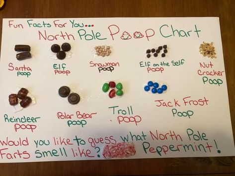 Elf On The Shelf Poop Museum Ideas, Elf Poop Taste Test, Elf On The Shelf Poop Tasting, Elf Pooping Chocolate Chips, Elf On The Shelf Poop Museum, Elf On The Shelf Poop, Elf Poop, Pop Chart, Elf Fun