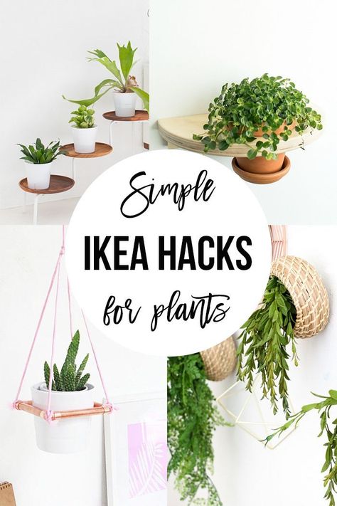 Ikea hacks for your plants. These Ikea hacks add a simple yet classy touch to your green decor. They make the perfect addition to any room or decor style! #AnikasDIYLife #ikea #ikeahack #plants #planters #homedecor #homedecorideas