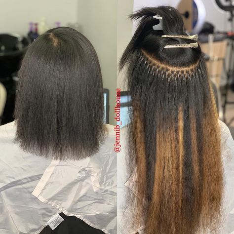 Instant color without adding any additional stress to your hair‼️ Gotta love #itiphair #microlinks 😍I’m loving this new color line… Microlinks Black Hair, Itip Hair Extensions, Micro Loop Hair Extensions, Color Extensions, Hair Instagram, Weave Styles, Line Love, Black Hair With Highlights, Twist Styles