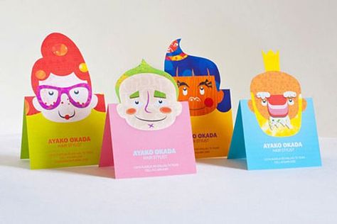 die cut tent card Unusual Business Card, Die Cut Business Cards, Innovative Business Cards, Teaching Graphic Design, Folded Business Cards, 달력 디자인, Stylish Business Cards, Stylist Business Cards, Hairstylist Business Cards