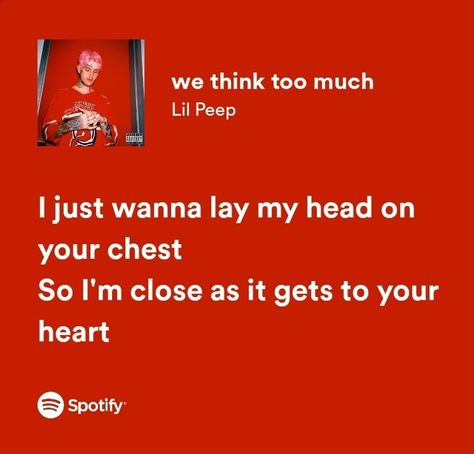 Trippie Red Lyrics, Peep Lyrics, Real Lyrics, Lil Peep Lyrics, Love Song Quotes, Spotify Lyrics, Quotation Marks, Lyrics Aesthetic, Me Too Lyrics