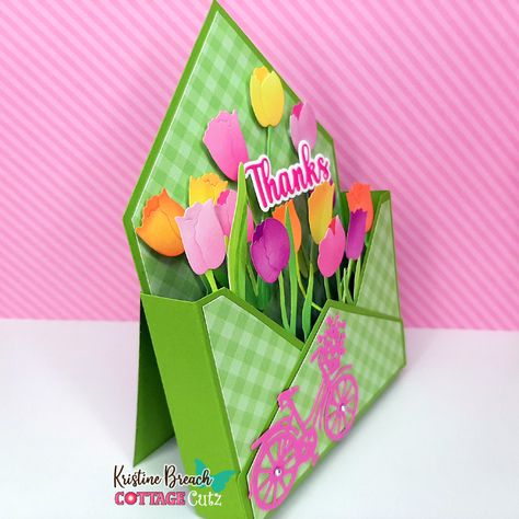 Envelope Box Card ☆ CottageCutz Envelope Box Card, Mixed Up Crafts, Box Cards Tutorial, Mail Envelope, Fancy Fold Card Tutorials, How To Make An Envelope, Envelope Box, Pop Up Box Cards, Memorial Day Sale