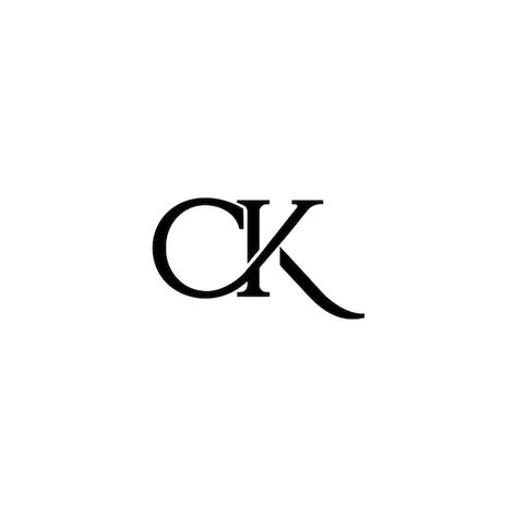 Ck Logo Design, Vertical Tattoo, Photographer Design, Love My Parents Quotes, K Tattoo, Ck Logo, Elegant Logo Design, Initial Tattoo, Luxury Logo Design