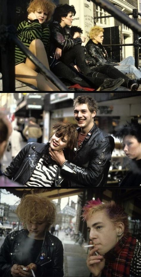 Dutch Punks, photographed by Dominique van Rossum in Haarlem, Netherlands, 1982 Indie Movie Posters, Punk 90s, British Punk, 90s Punk, 90s Indie, 80s Punk, Night Life, Fashion Inspo, Film