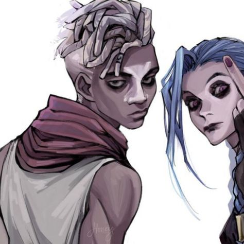 Jinx X Ekko Matching Pfp, Ekko X Jinx Arcane, Arcane Matching Pfp, Timebomb Fanart, Jinx Art, Get Jinx, Jinx League Of Legends, My Little Pony Drawing, Pony Drawing