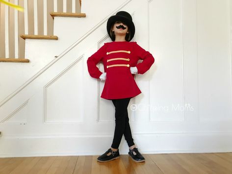 thechirpingmoms.com diy-halloween-costumes-a-lion-tamer-and-lion Diy Lion Tamer Costume, Lion Tamer Costume Diy, Diy Lion Tamer Costume Women, Martha Washington Costume, Circus Costume Diy, Lion Tamer Costume, Easy Costumes To Make, Diy Dinosaur Costume, Ringmaster Costume