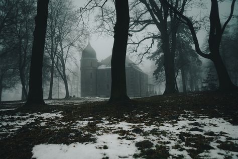 Cult Horror Films : Photo Hollow Aesthetic, Dark Harry, Dark Christmas, Slytherin Aesthetic, Harry Potter Aesthetic, Fictional World, Horror Films, Architecture Building, Landscape Architecture