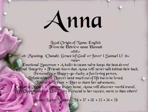 All about Anna name Annie Name Wallpaper, Anna Name Meaning, Anna Meaning, Libra Witch, Sophie Name, Anna Name, All About Anna, Baby Girl Name, Cool Signatures