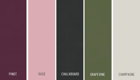 Vineyard Wedding Color Scheme, Vineyard Color Palette, Wedding Reception Burgundy, Vineyard Wedding Dress, Pink And Green Wedding, Pink Purple Wedding, Burgundy Wedding Colors, Green Wedding Ideas, Romantic Wedding Receptions