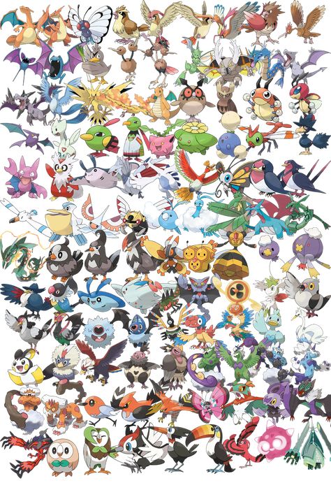 Let's Talk About Pokemon!: Image Pokemon Flying Type, Flying Pokemon, Flying Pokémon, Flying Type Pokemon, Flying Type, Ace Combat, Wallpaper Project, Pokemon Oc, Type Pokemon