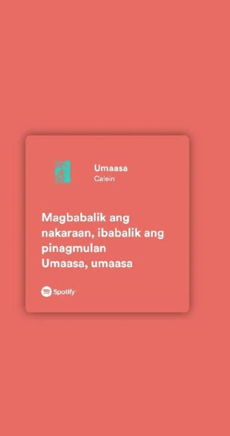 Spotify lyrics Umaasa Spotify, Spotify Lyrics, Quick Saves