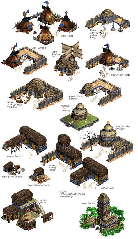 Assorted Building Sets - Age of Kings Heaven Forums Fantasy Map Making, Isometric Map, Props Art, Building Concept, Isometric Art, Age Of Empires, Background Drawing, Fantasy City, Chinese Architecture