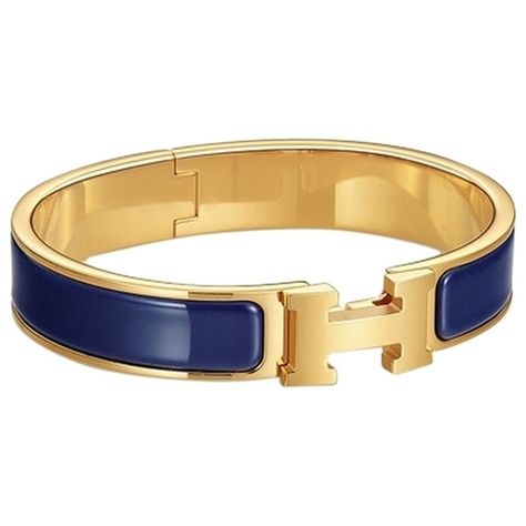 Pre-owned Hermes H Clic Blue Gold Bangle Bracelet Gm ($609) ❤ liked on Polyvore featuring jewelry, bracelets, accessories, yellow gold bangle, blue bangles, gold jewellery, hinged bracelet and hinged bangle Hermes Bracelet, Trendy Jewerly, Hermes Jewelry, Yellow Gold Bangle, Hermes Accessories, Pandora Jewelry Bracelets, Yellow Gold Jewelry, Jewelry Fashion Trends, Hinged Bracelet