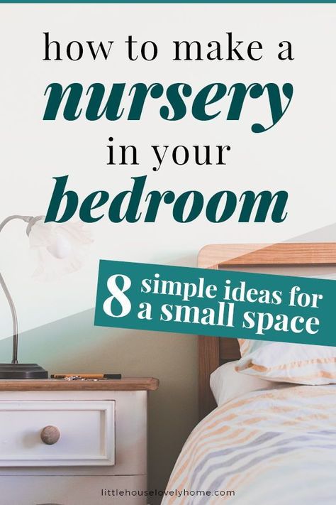 Wondering how to make a nursery in your bedroomSharing a room with baby is not only a great space-saving ideait can also help everyone get more sleep. Shared Baby Rooms, Apartment Nursery, Creative Nursery, Small Space Baby, Shared Nursery, Nursery Nook, Small Space Nursery, Nursery Space, Parents Bedroom