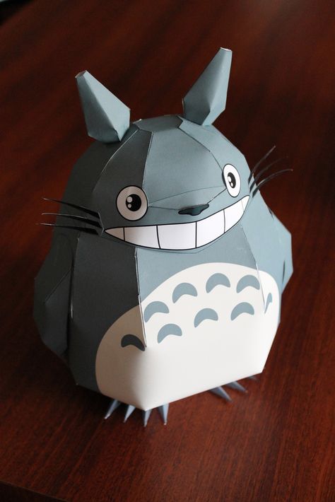 Totoro Papercraft | by N!noska Totoro Party, Papercraft Download, Origami And Quilling, Paper Toys Template, Papercraft Templates, Paper Toy, Quilling Paper Craft, Paper Animals, Anime Crafts