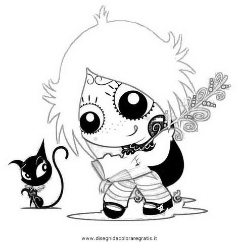 Ruby Gloom :-) on Pinterest | Ruby Gloom, Coloring Pages and Dark Side Savannah Smiles, Ruby Gloom, Human Doll, Star Wars Episode Iv, Colouring Printables, Gloomy Day, Goth Art, Pretty Drawings, Coloring Book Art