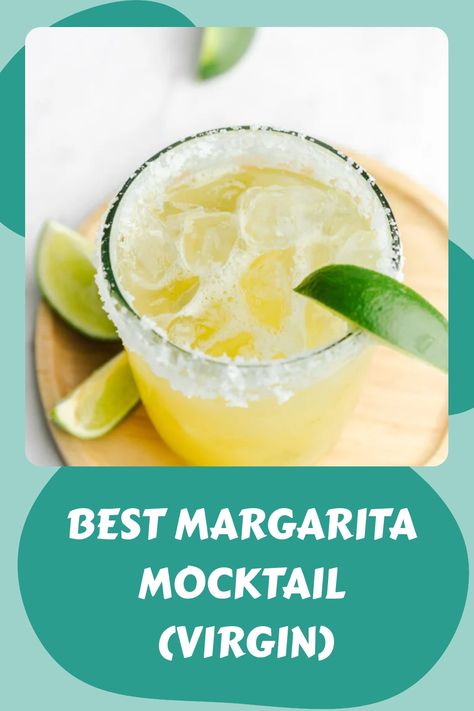 This virgin margarita mocktail delivers all of the flavor you love in fresh margaritas, without the boozy effects you’re avoiding. Margarita Mocktail Recipe, Margarita Mocktail, Virgin Margarita, Fresh Margarita, Best Margarita, Traditional Margarita, Hot Drinks Recipes, Margarita On The Rocks, Rock Recipes