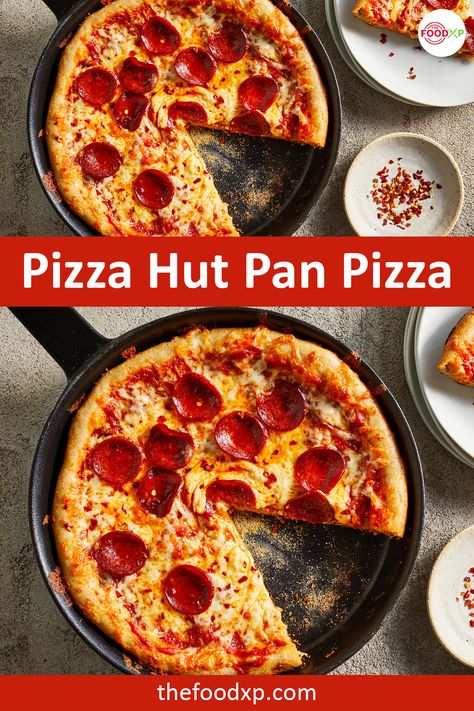 Copycat Pizza Hut Pan Pizza, Pizza Hut Pan Pizza Recipe, Easy Family Meals Kids, Pizza Hut Dough, Pizza Hut Pan Pizza, Pizza Hut Pizza, Pan Pizza Recipe, Pizza From Scratch, Diy Pizza