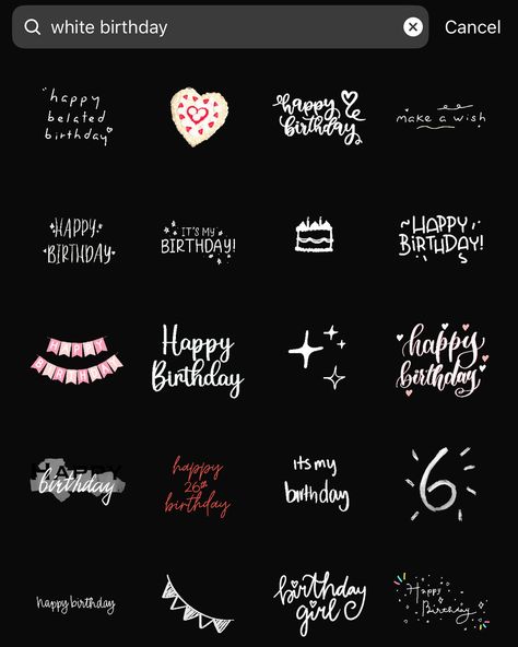 PART 49 — another batch of instagram story sticker / gif ideas for birthdays ⋆. 𐙚 ˚ 1. Go to IG story 2. Tap sticker icon 3. Search keywords 4. Choose gifs and adjust based on your preference 5. Post your IG story! Drop your questions below and i will try to answer ⋆. 𐙚 ˚ #instagramstory #igstoryideas #instagramstickers #instagramtips #fyp #margesn #instagramstory #happybirthday Birthday Gifs Instagram, Birthday Gifs Instagram Ideas, Birthday Gif Instagram, Ig Gif Ideas, Gifs Instagram Ideas, Insta Gif, Instagram Story Sticker, Ig Gif, Sticker Icon