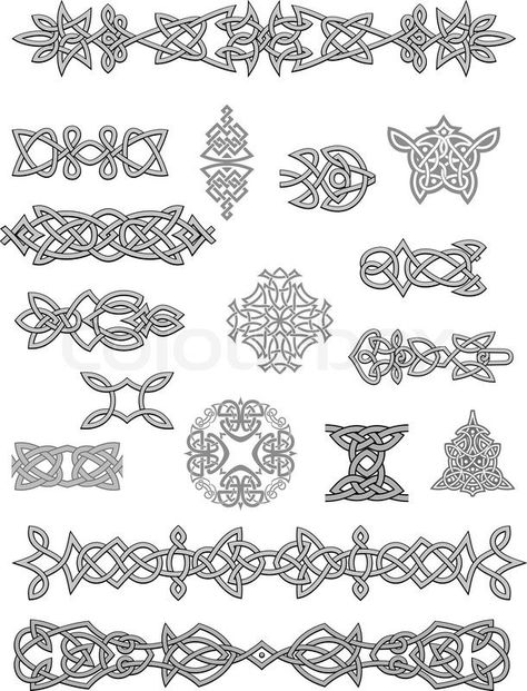 Celtic Drawings, Celtic Border, Dremel Bits, Arte Viking, Norse Design, Celtic Ornaments, Celtic Knot Designs, Celtic Patterns, Celtic Tattoos